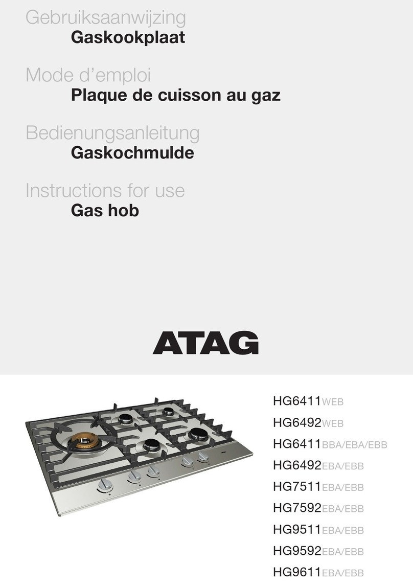 Atag HG6411WEB User manual