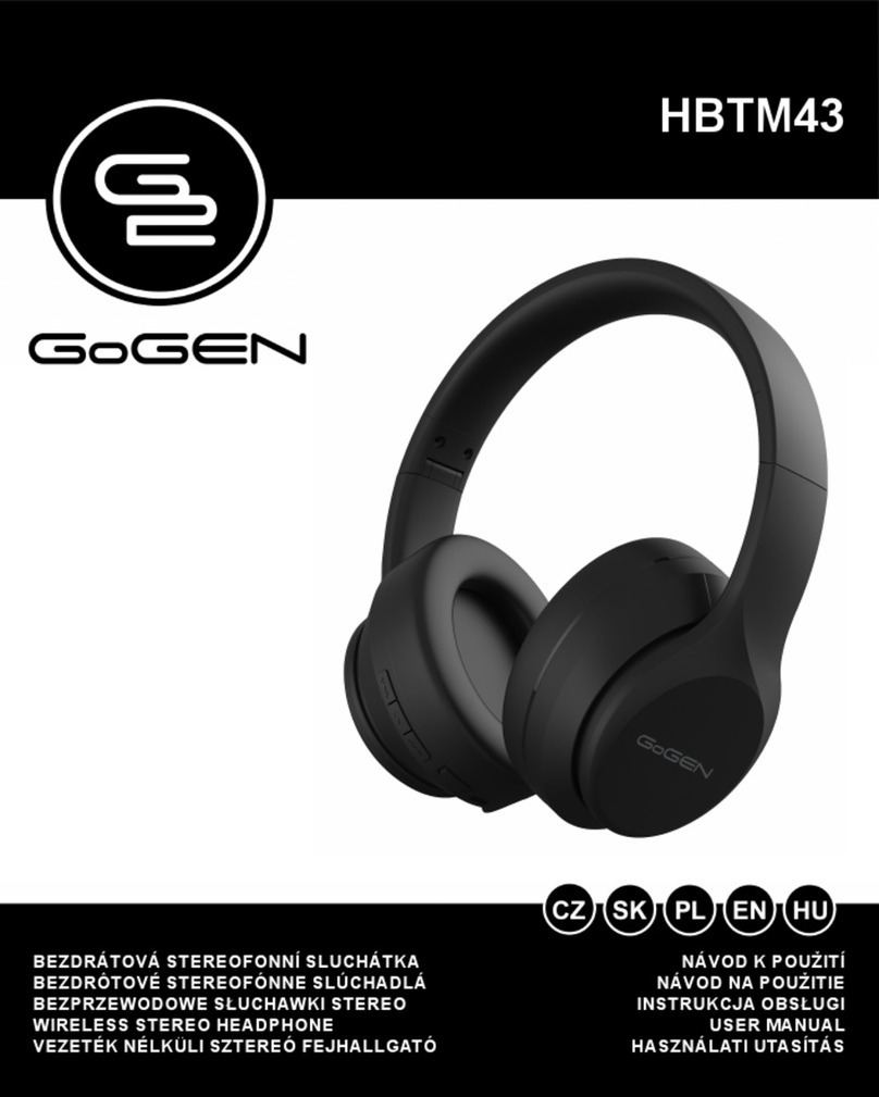 G2 Gogen HBTM43 user manual