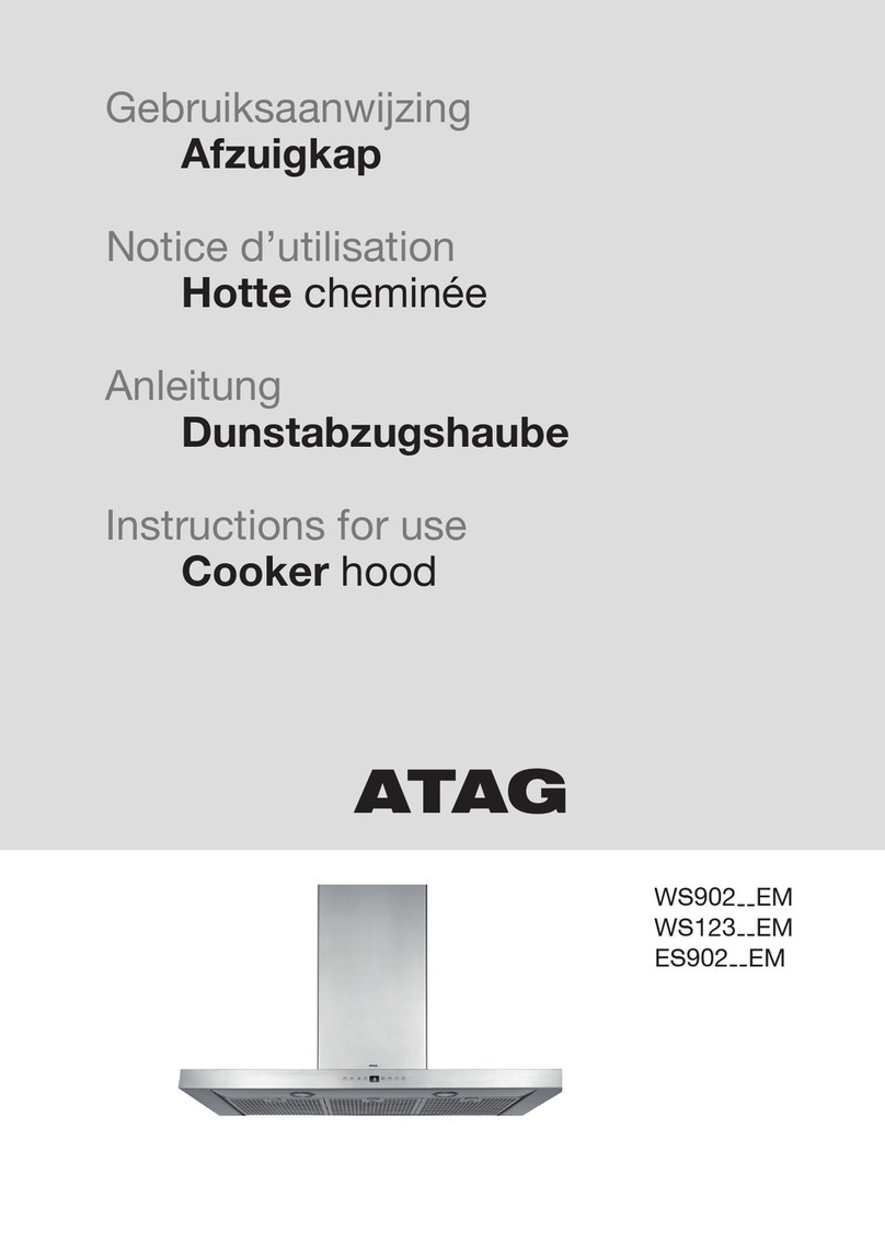 Atag WS902 EM Series Instructions for use
