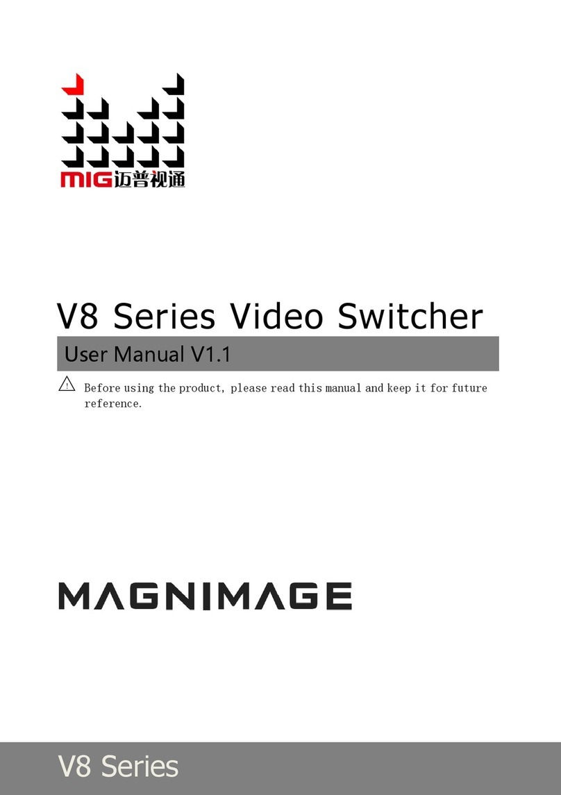 Magnimage V8 Series User manual