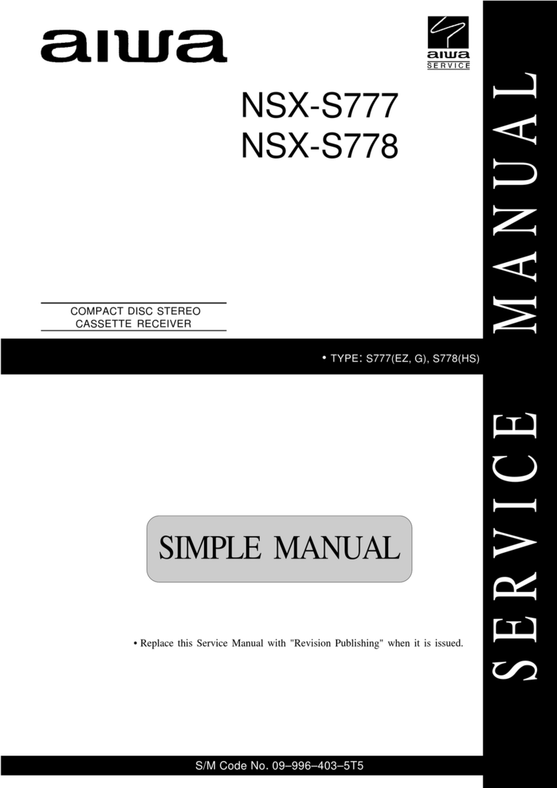 Aiwa NSX-S778 User manual