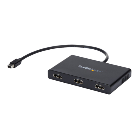 StarTech.com 8STMSTMDP123HD User manual StarTech.com 8STMSTMDP123HD User manual