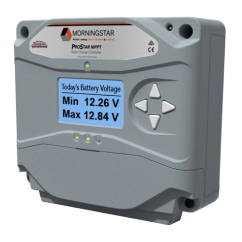 Morningstar ProStar MPPT TRAKSTAR PS-MPPT-15 User manual