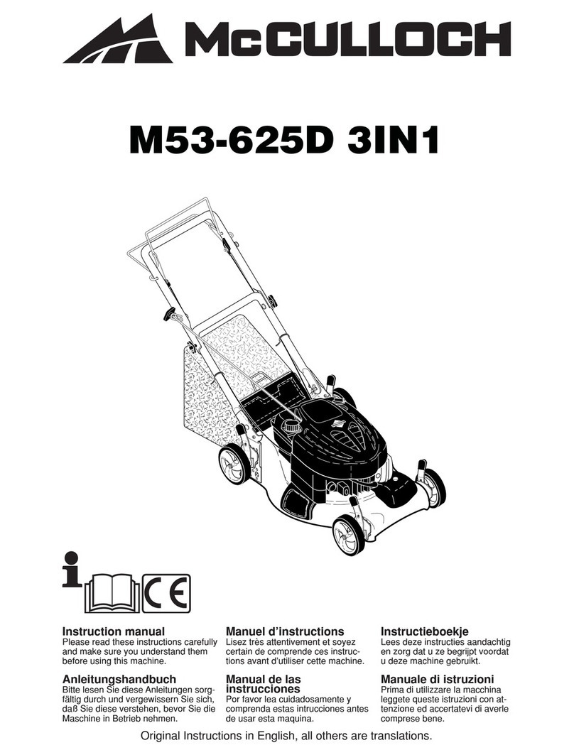 McCulloch M53-625D instruction manual