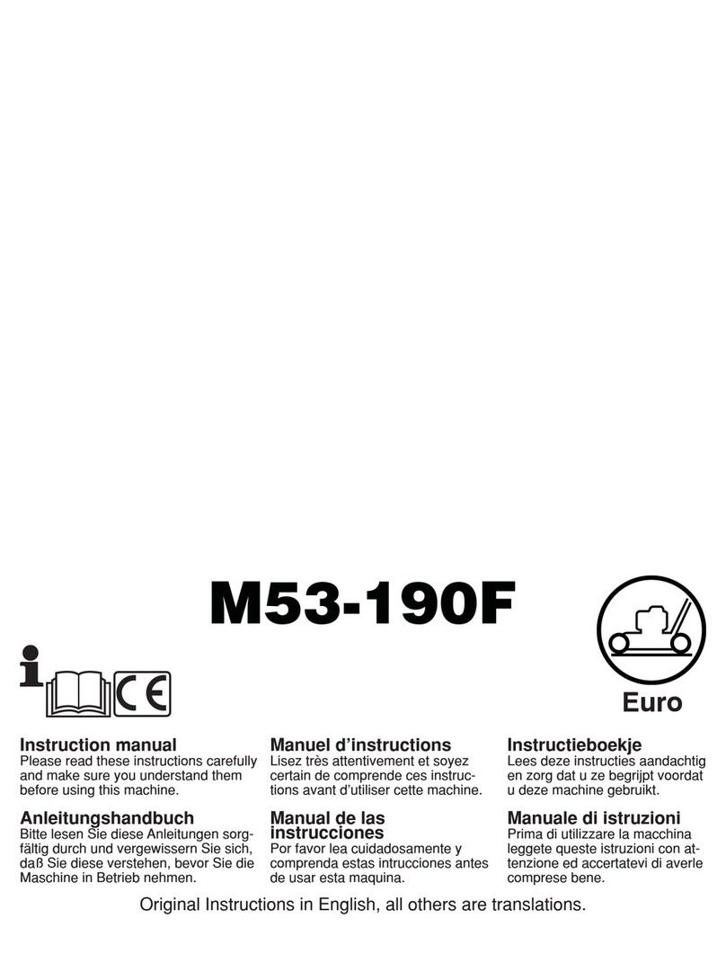 McCulloch M53-190F User manual