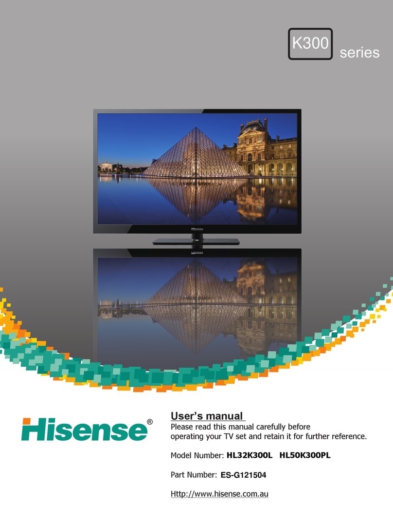 Hisense K300 Series User manual