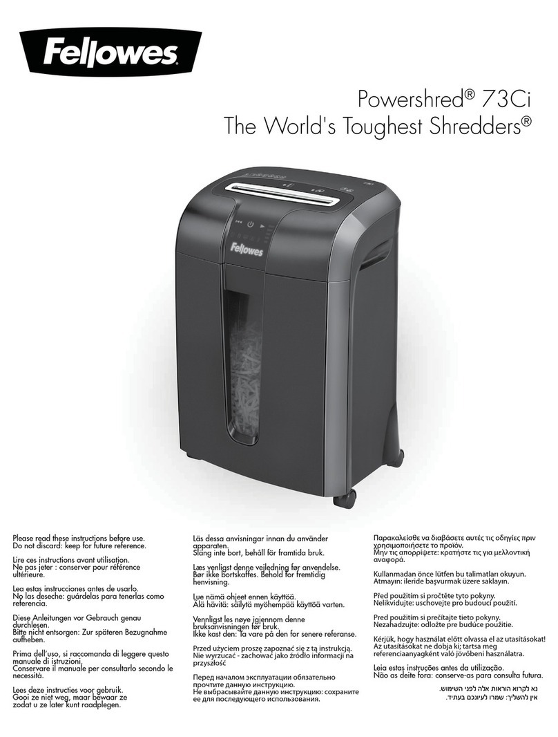 Fellowes BB64253 manual