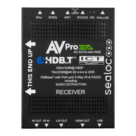 AVPro Edge AC-EX70-444-RNE user manual