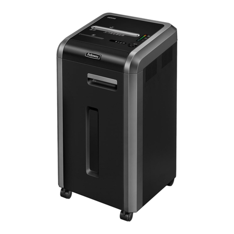 Fellowes Microshred 225Mi User manual