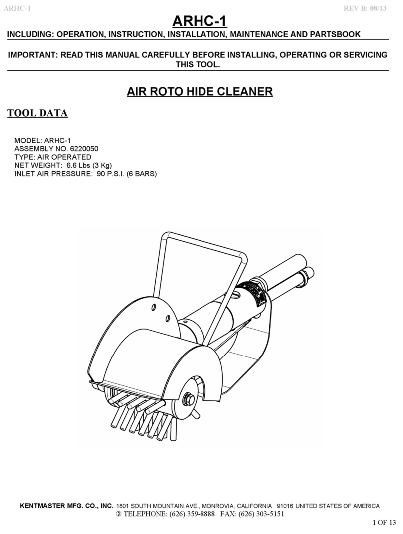KENTMASTER ARHC-1 Operating and maintenance manual