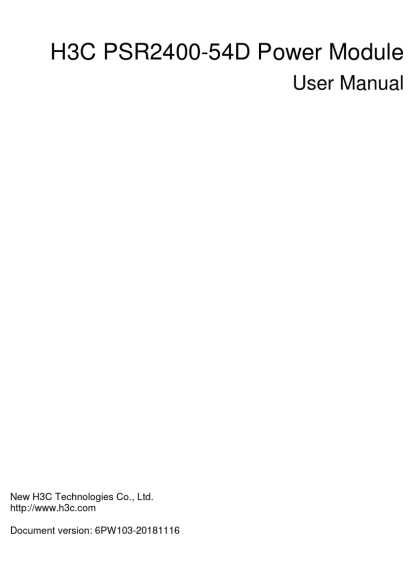H3C PSR2400-54D User manual