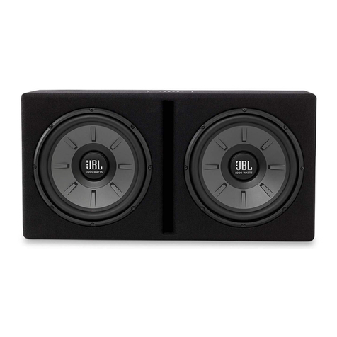 Harman JBL STAGE 1220B User manual