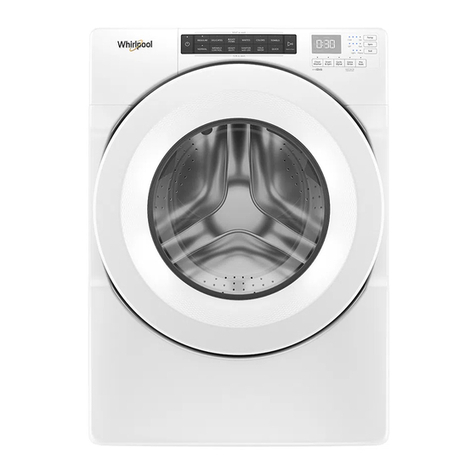 Whirlpool 7MWFW560CHW 7MWFW5622HW manual