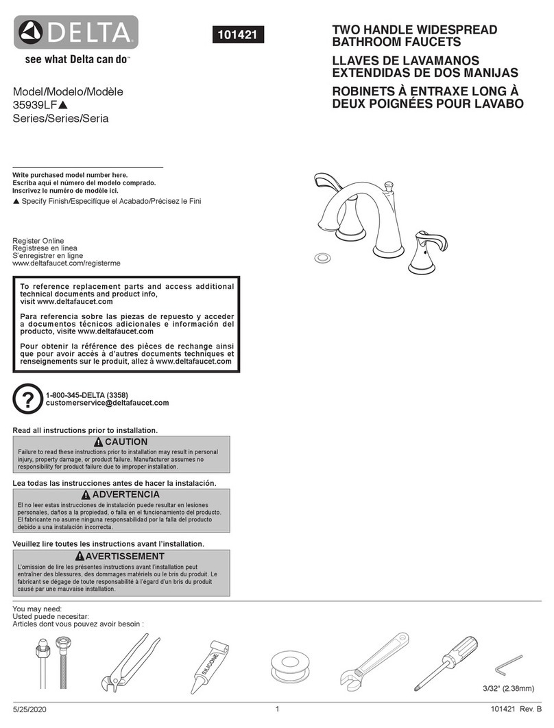 Delta 35939LF Series quick start guide