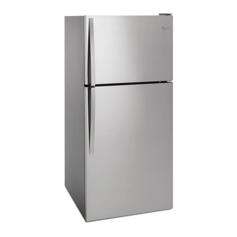 Whirlpool WRT318FMD Installation instructions and owner's manual Whirlpool WRT318FMD Installation instructions and owner's manual