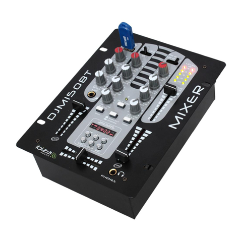 Ibiza sound DJM150USB-BT user manual