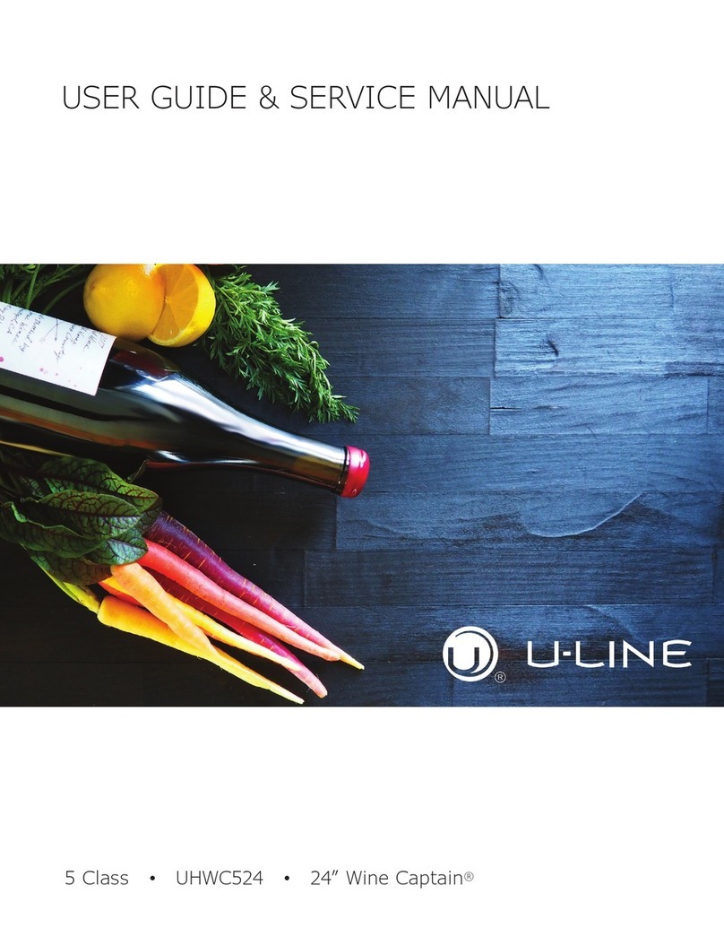 U-Line Wine Captain UHWC524 Installation manual