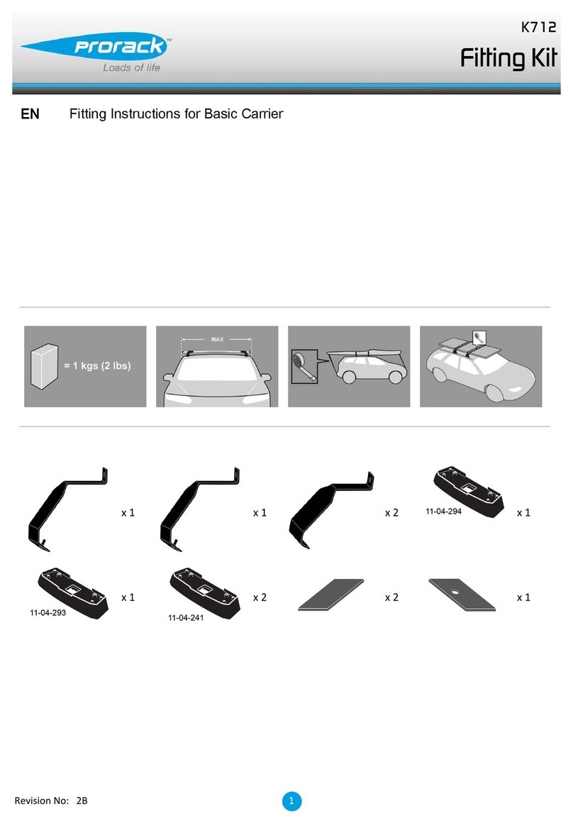Prorack K712 User manual
