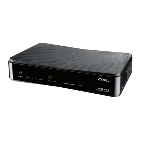 ZyXEL Communications SBG3310 Series quick start guide