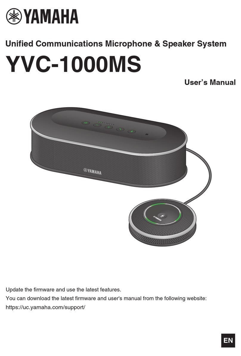 Yamaha YVC-1000MS user manual