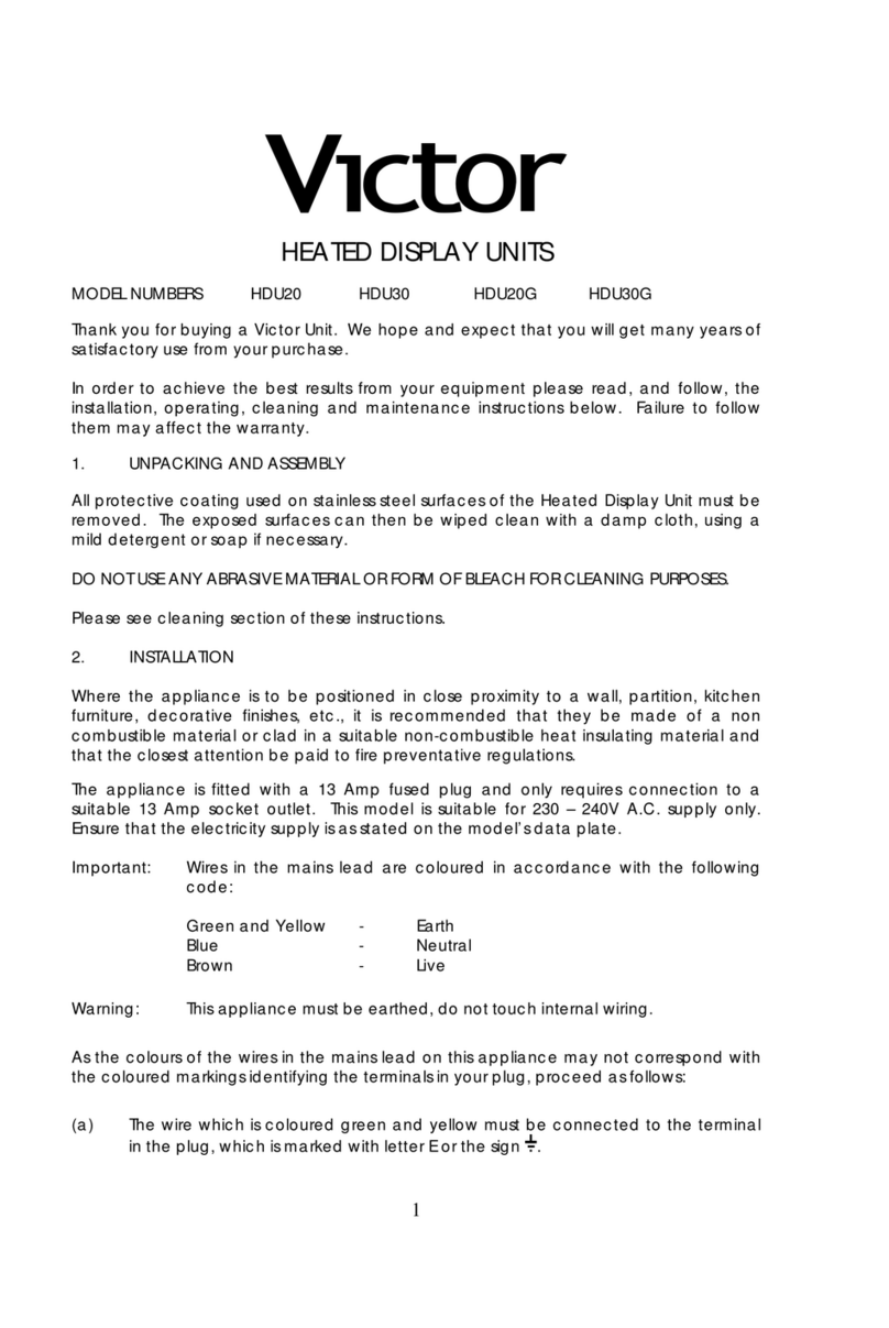 Victor HDU20 manual
