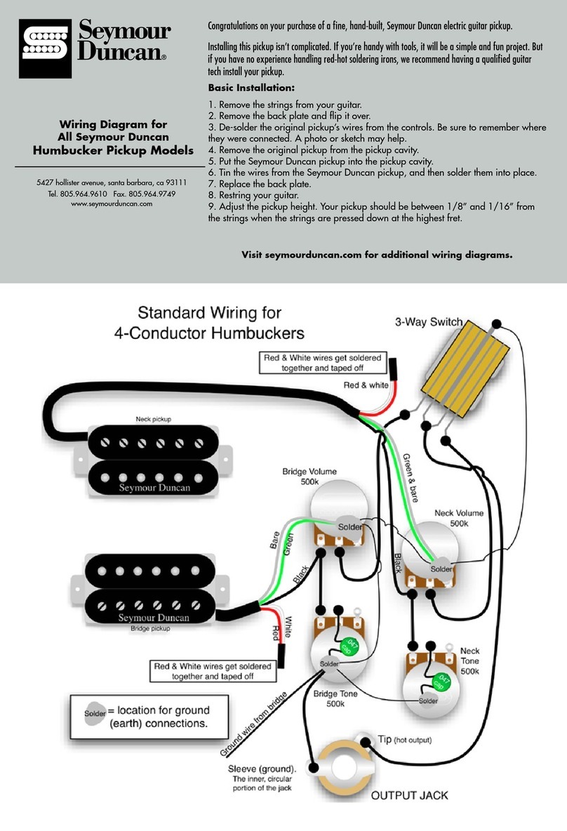 Duncan SH-8n Invader Quick start guide