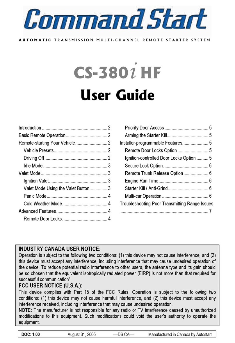 Nordic Start CS-380i HF User manual