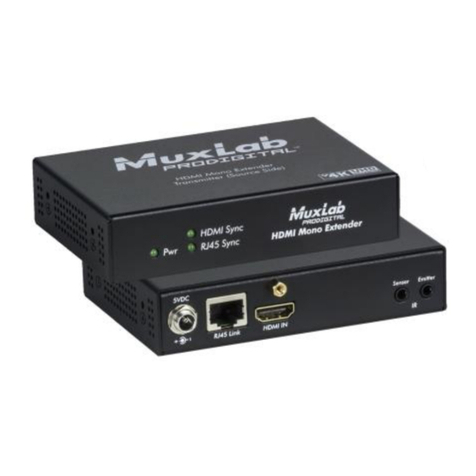 MuxLab 500451-TX User manual