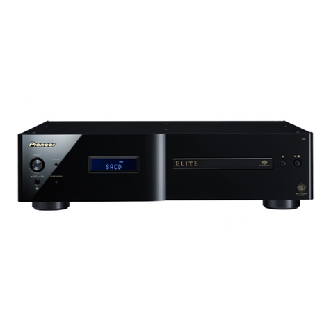 Pioneer SUPER AUDIO CD PLAYER PD-D9MK2-K User manual
