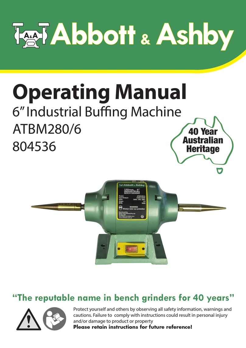ABBOTT & ASHBY ATBM280/6 operating manual