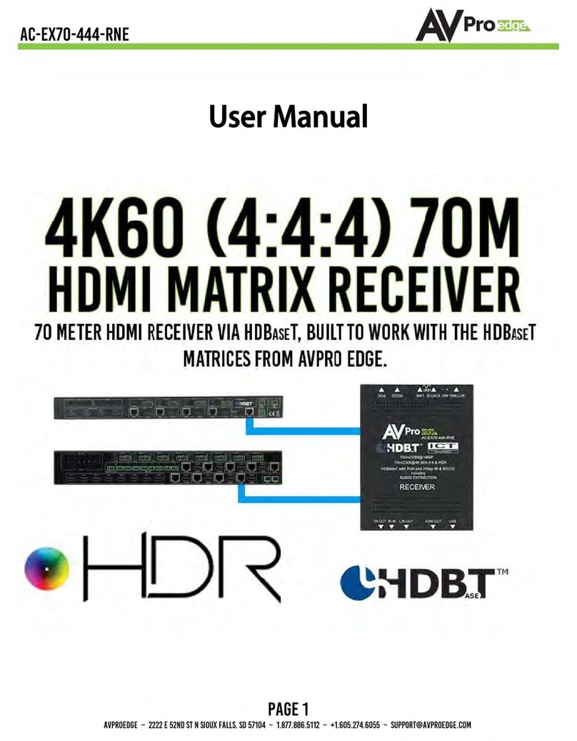 AVPro Edge AC-EX70-444-RNE user manual