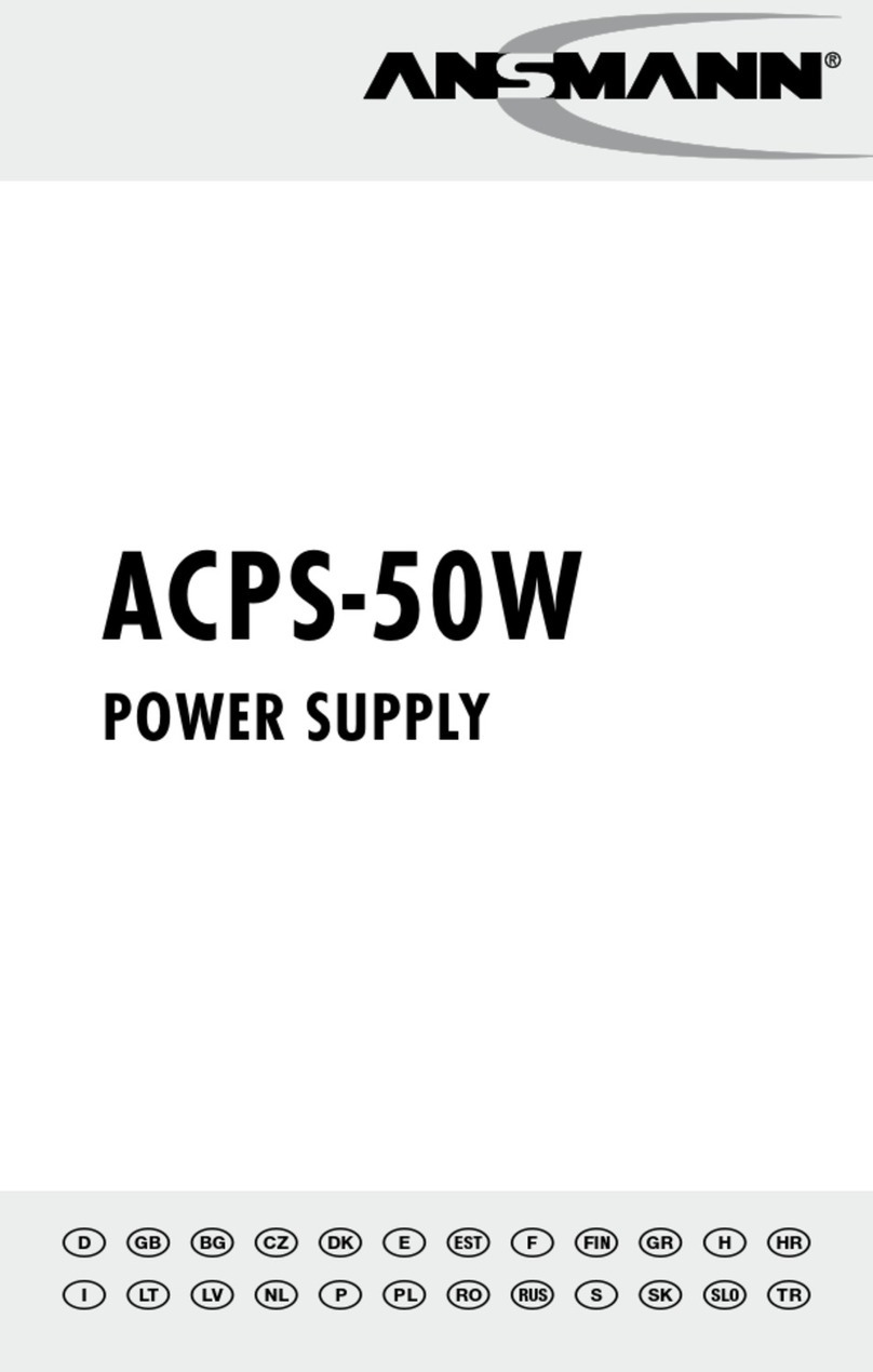 ANSMANN ACPS-50W User manual