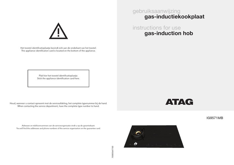 Atag IG9571MBA User manual