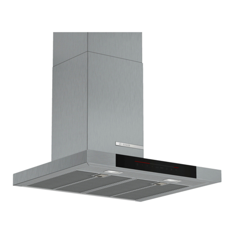 Bosch DWB67JP50I Instructions for installation and use