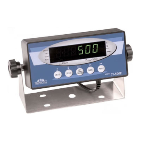 Triner Scale TI-500 Setup & operation manual