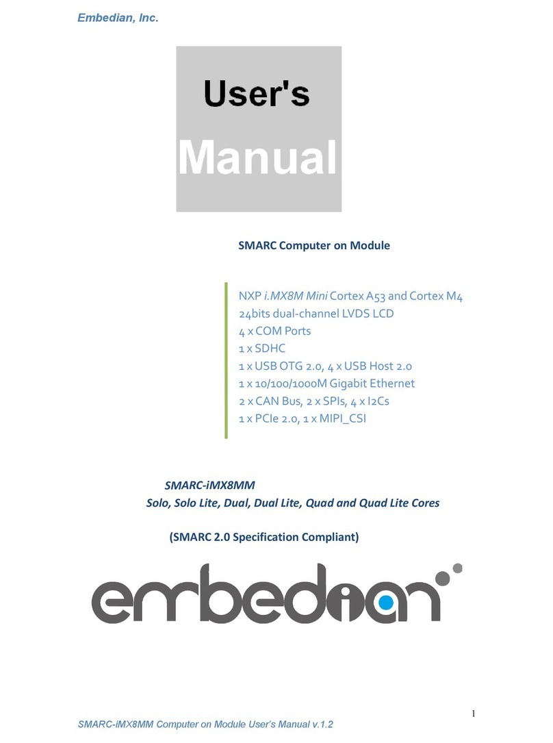 Embedian SMARC-iMX8MM user manual Embedian SMARC-iMX8MM user manual