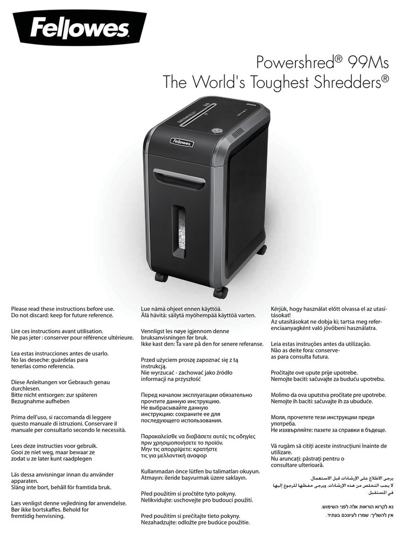 Fellowes 25156J User manual