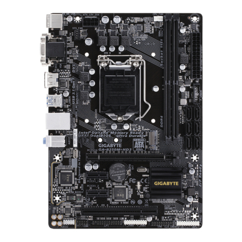 GIGA-BYTE TECHNOLOGY GA-B250M-HD3 user manual