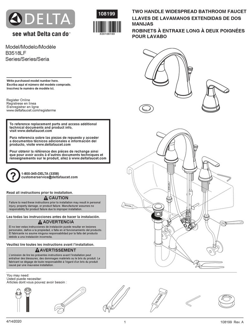 Delta B3518LF Series User manual Delta B3518LF Series User manual