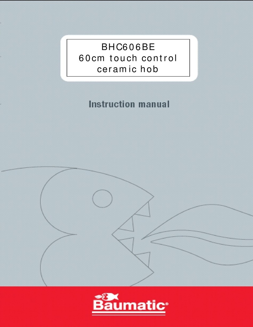 Baumatic BHC606BE User manual