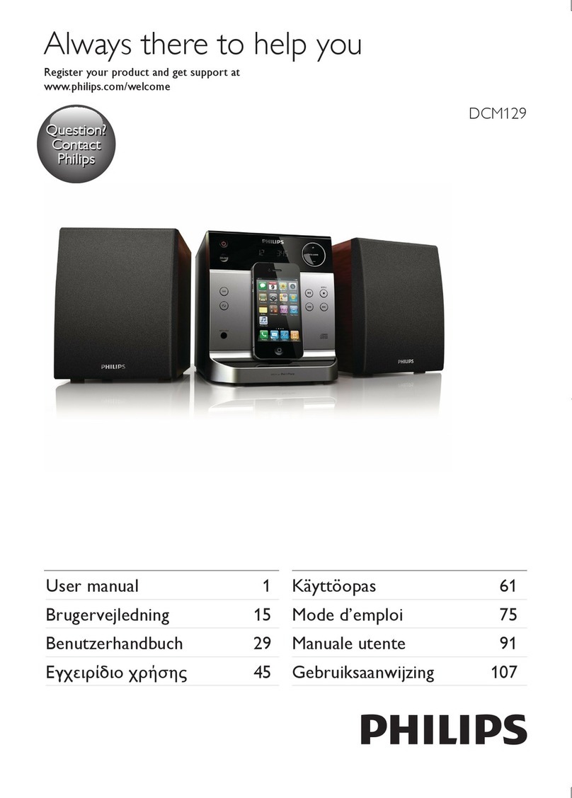 Philips DCM129/12 User manual