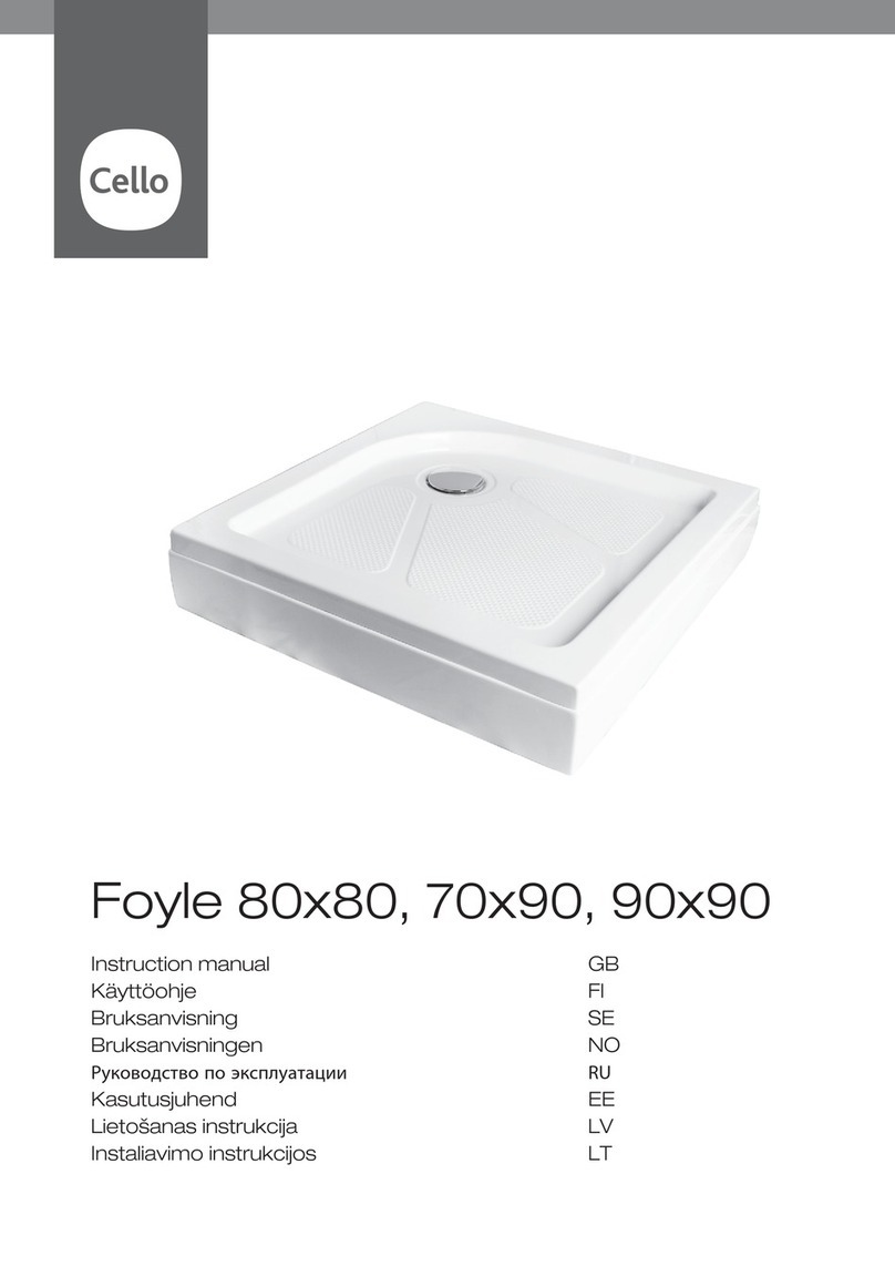 Cello Foyle 80x80 instruction manual
