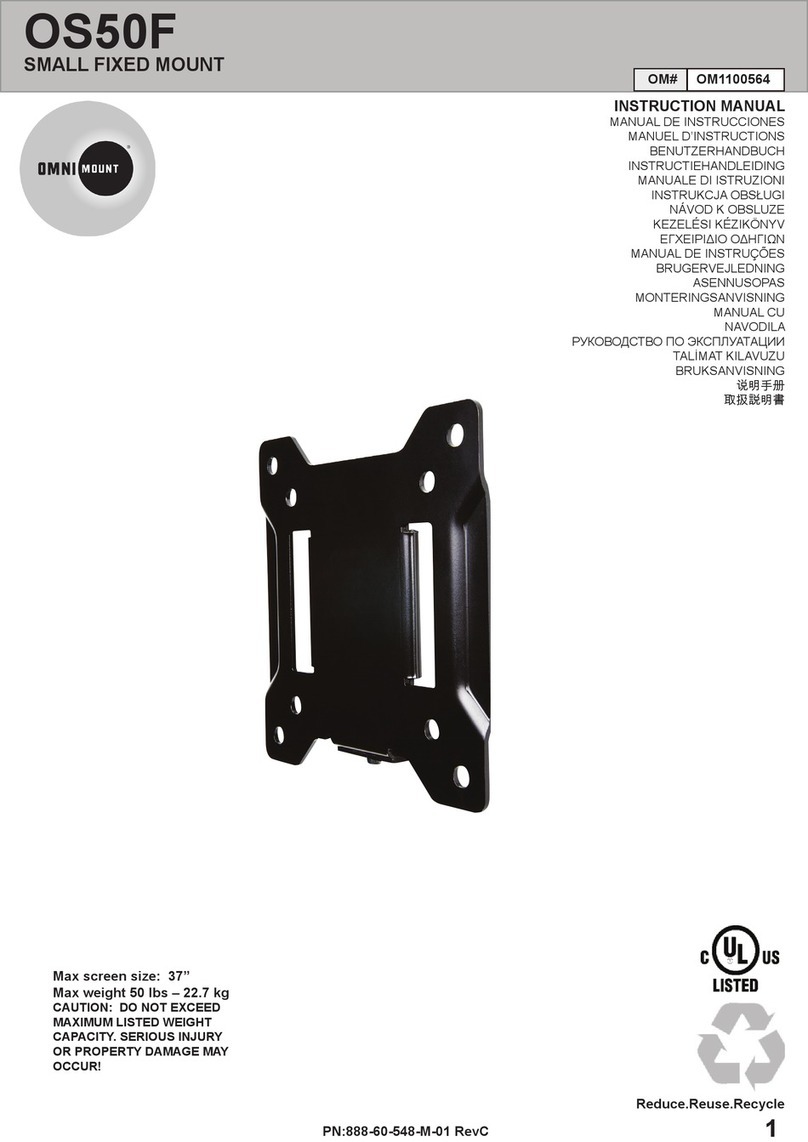 Omnimount OMN-OS50F instruction manual