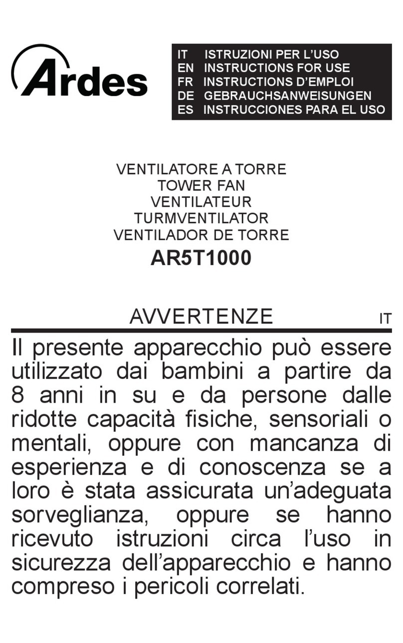 ARDES AR5T1000 User manual