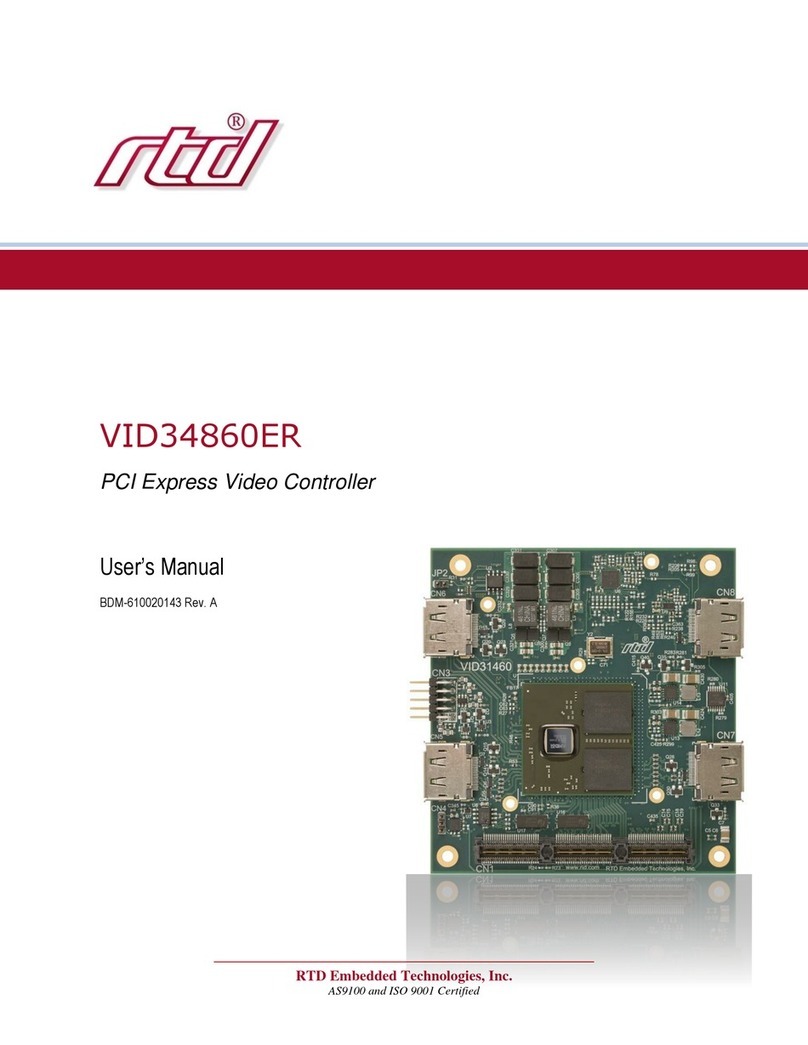 rtd VID34860ER user manual
