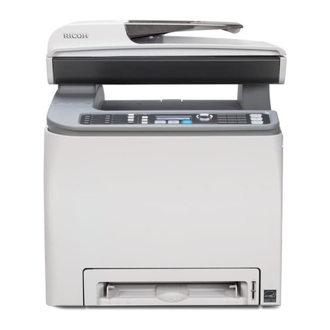 Aficio SP C231SF User manual
