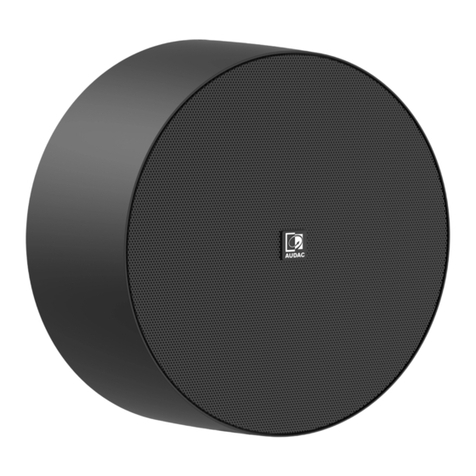 AUDAC NELO706 Series installation manual
