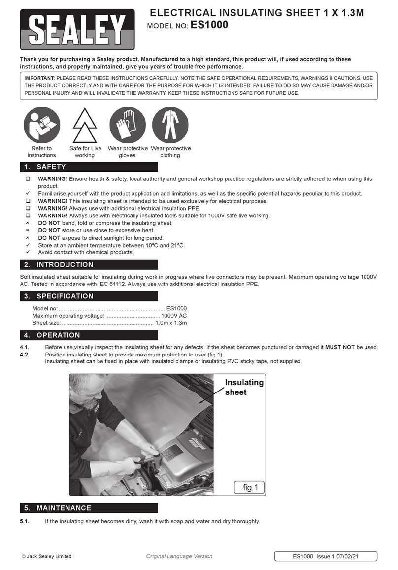 Sealey ES1000 User manual