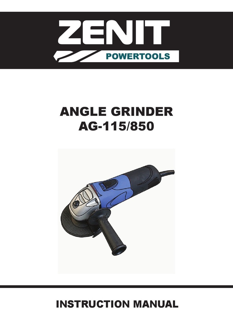 Zenit Powertools AG-115/850 instruction manual