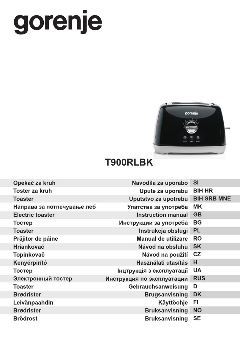 Gorenje T900RLBK User manual Gorenje T900RLBK User manual